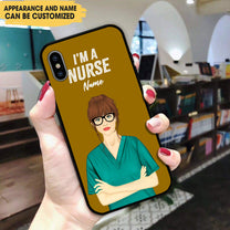 I Am A Nurse - Personalized Glass Phone Case