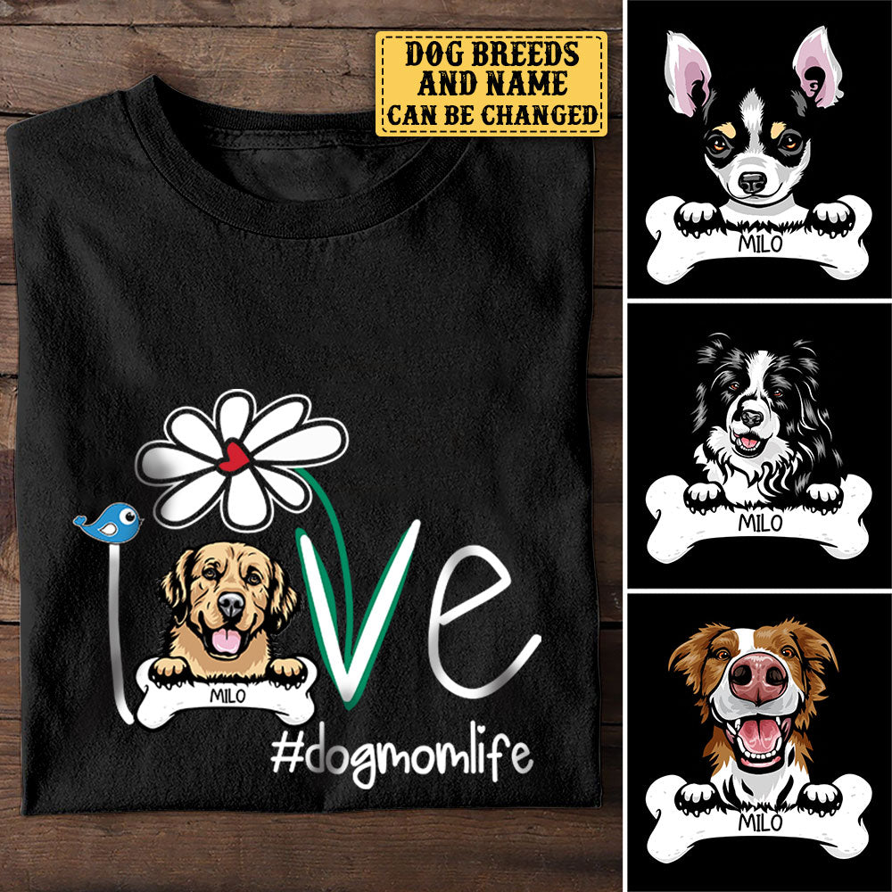 Personalized Dog Mom Life Shirt