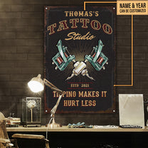 Personalized Tattoo Studio Classic Metal Sign