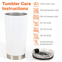 Buffalo Football Girl Tumbler