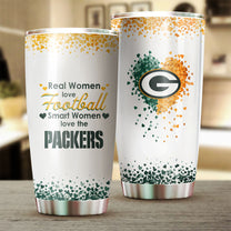 Smart Women Love Green Bay FB Tumbler